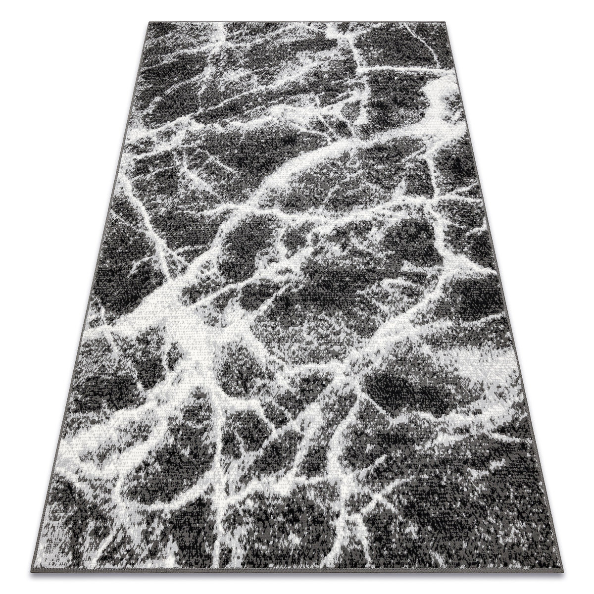 Dywan BCF Morad MARMUR - antracyt / czarny, 80x150 cm