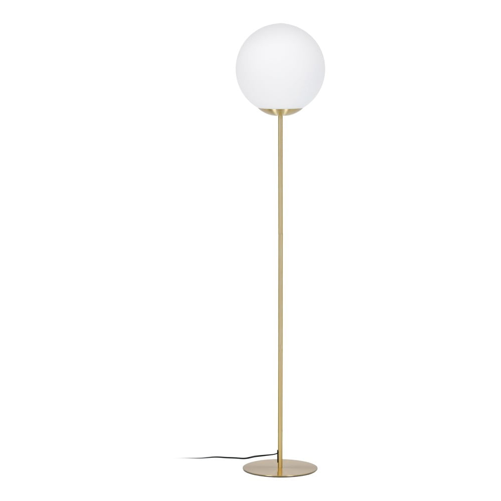 Lampa stojąca w kolorze złota ze szklanym kloszem (wys. 150 cm) Mahala – Kave Home