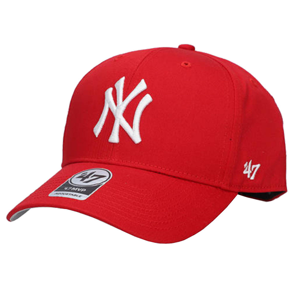 47 Brand MLB New York Yankees Kids Cap B-RAC17CTP-RD, dla chłopca, Czapka z daszkiem, Czerwony