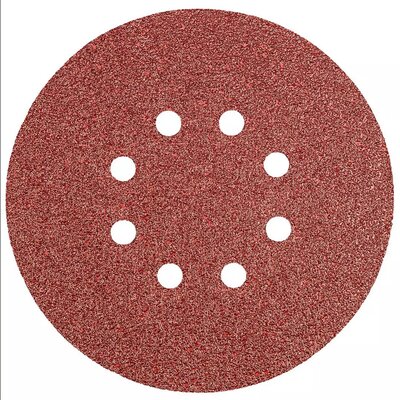 Topex Grupa sp. z o.o. S.K. Krążki ścierne 150mm K80 5szt. z 8 otworami 55H947