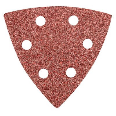Topex Grupa sp. z o.o. S.K. Papier ścierny delta na rzep 93x93mm K40 5szt. z otworami 55H763