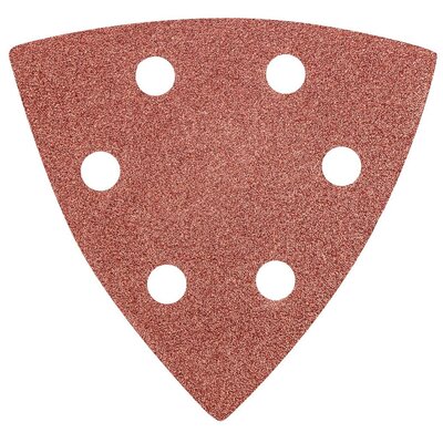 Topex Grupa sp. z o.o. S.K. Papier ścierny delta na rzep 93x93mm K80 5szt. z otworami 55H765
