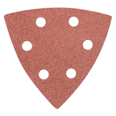 Topex Grupa sp. z o.o. S.K. Papier ścierny delta na rzep 93x93mm K120 5szt. z otworami 55H767