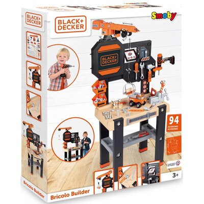 SMOBY Black&Decker Warsztat z dźwigiem + 94 Akcesoria