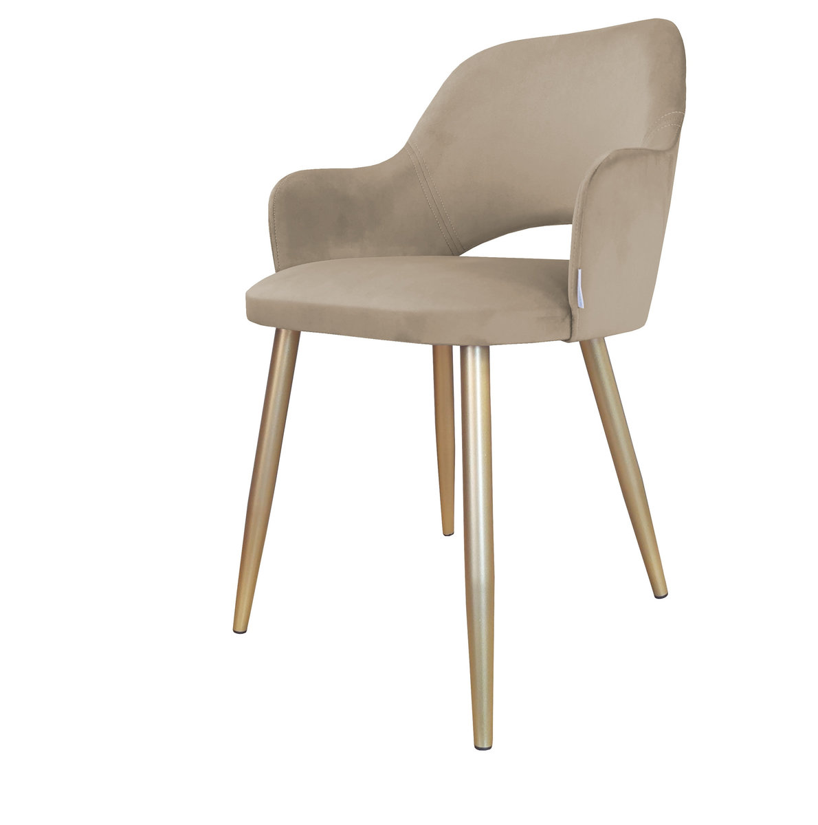 Krzesło Milano noga złota MG09