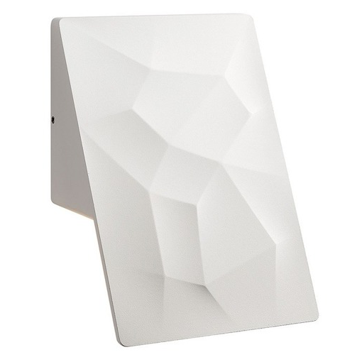 Zewnętrzna LAMPA ścienna CRACKS ML094 Milagro elewacyjna OPRAWA metalowa LED 10W 4000K outdoor IP44 biała