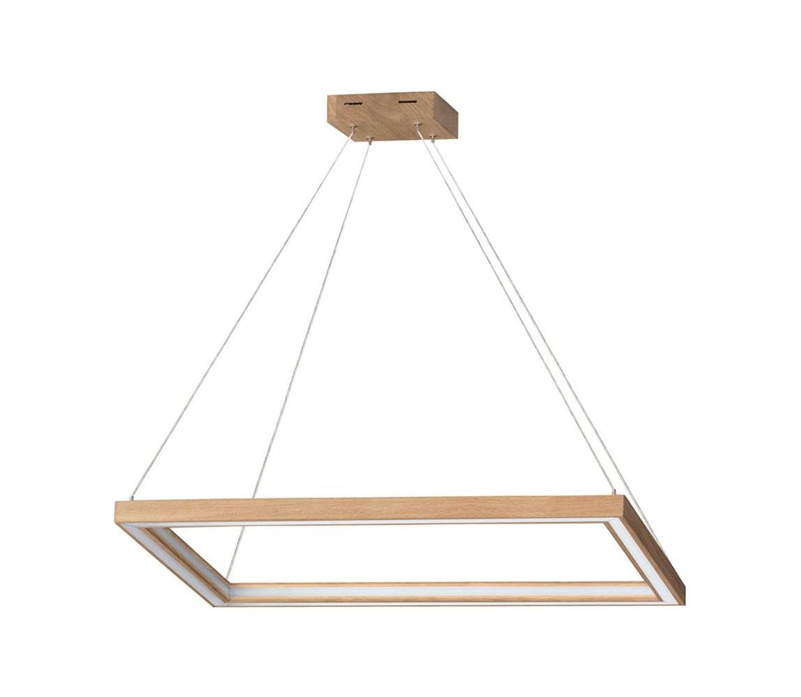Spot-Light 1027402300000-LED Żyrandol ściemnialny na lince LEGNO 2xLED/33W/230V dąb