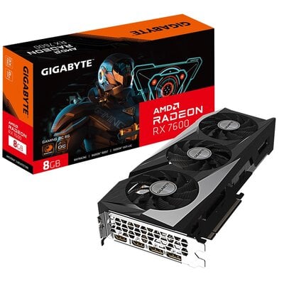 GIGABYTE Radeon RX 7600 Gaming OC 8GB GV-R76GAMING OC-8GD