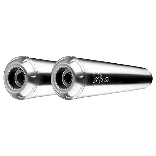 Zestaw tłumików końcowych LeoVince 2 x CLASSIC RACER, stal nierdzewna, Ø 50 mm, lewy i prawy, uniwersalny
