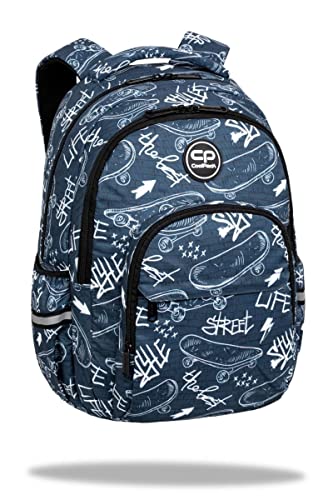 Coolpack Basic Plus Plecak szkolny Unisex dzieci, Street Life, 43 x 30 x 19 cm, Designer