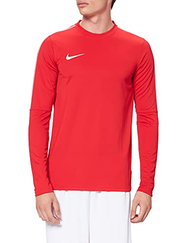 Nike Męska koszulka Dry Park18 Football Crew Top Long Sleeved T-shirt czarny czerwony (University Red/White) M