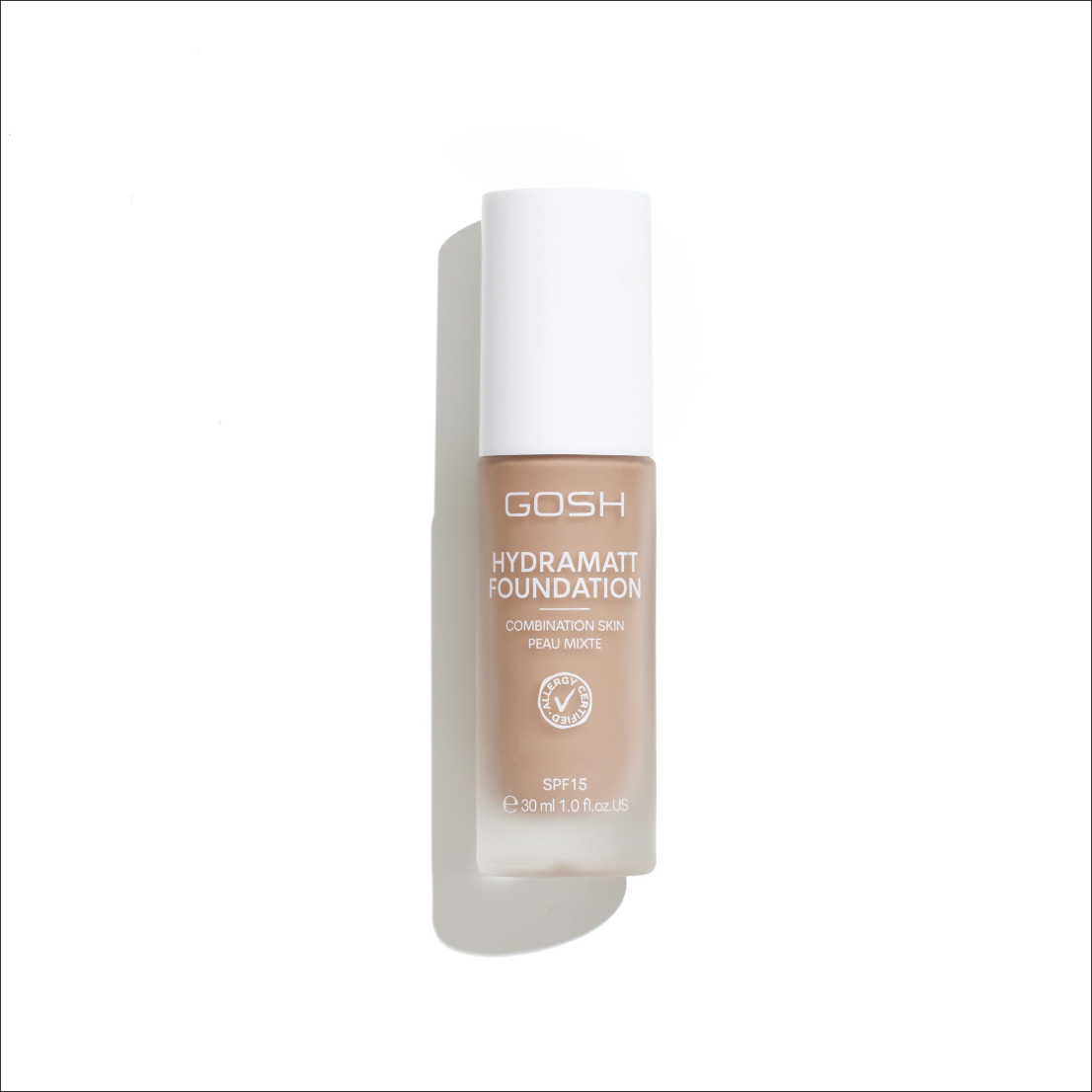 Gosh Podkład Hydramatt do cery mieszanej i tłustej 012 N - MEDIUM DARK, 30ml