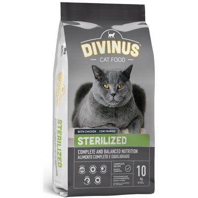 DIVINUS Cat Sterilized - sucha karma dla kota - 10 kg