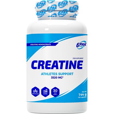 6PAK Creatine Monohydrate 120 kaps. (5902811815697)