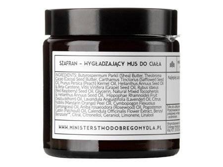 MINISTERSTWO DOBREGO MYDŁA Ministerstwo Dobrego Mydła - Mus do ciała. Szafran - 120 ml