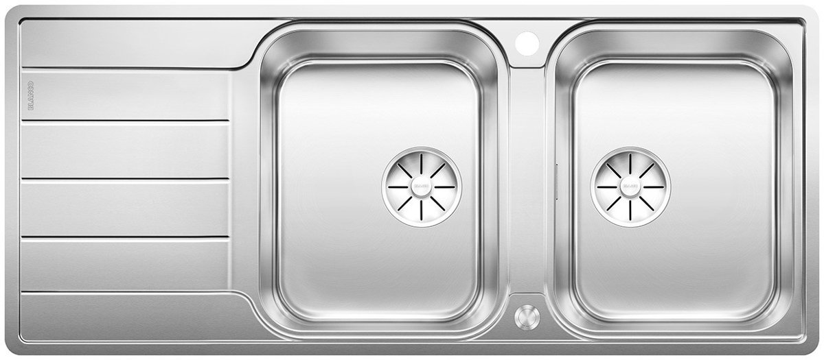 Blanco Zlew CLASSIMO 8S-IF Stal polerowana odwracalny korek auto. PushControl InFino 525332