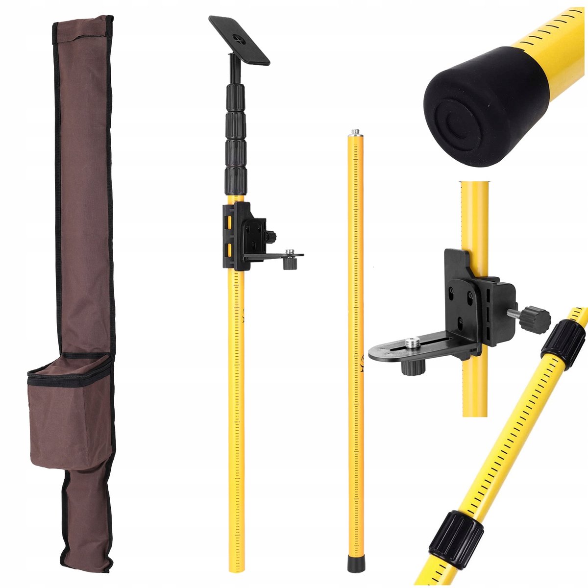 TYCZKA ROZPOROWA POZIOMICY LASEROWEJ STATYW 4,2M