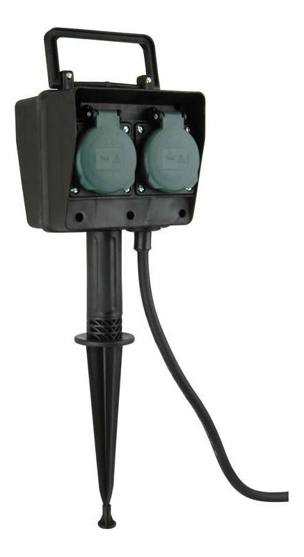 UniTec Wodoszczelny Rozdzielacz Ogrodowy 4x Gniazda 250V 3680W UniTec