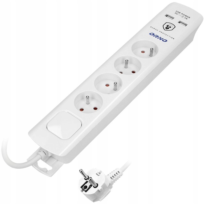 Listwa przeciwprzepięciowa Orno OR-AE-13243/W/3M  od 89 zł!