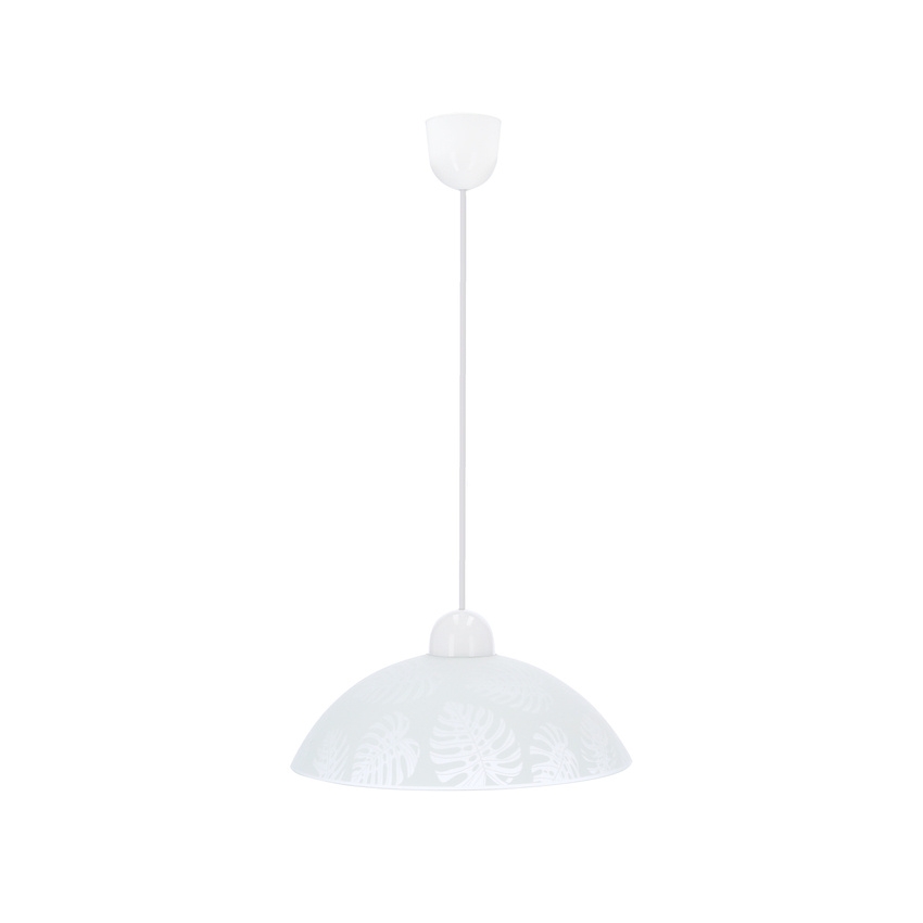 ALCARA LAMPA WISZĄCA, KLOSZ BIAŁY Z WZOREM 31-16737
