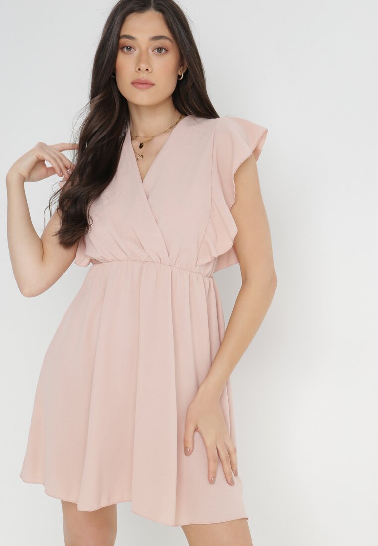 Różowa Sukienka Laodastis