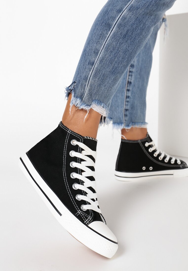 Czarne Trampki Aqiafa