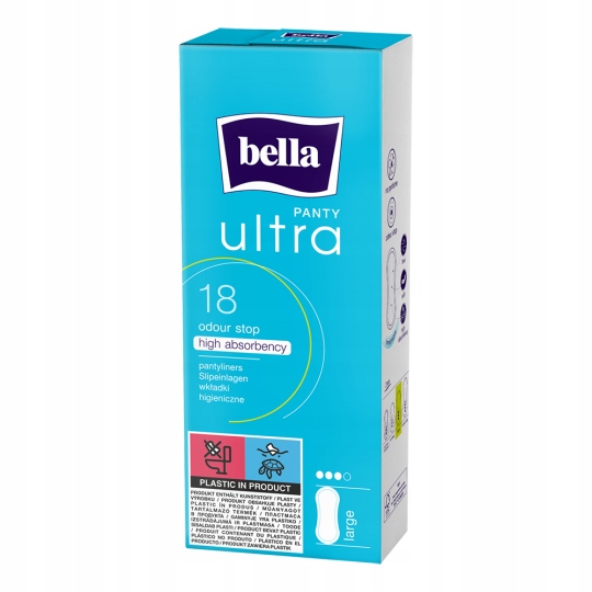 Bella Wkładki higieniczne Panty Ultra Large 18 szt. | Darmowa dostawa od 59 zł BE-022-RN18-001