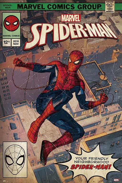 Marvel Spider-Man Comic - plakat 61x91,5 cm