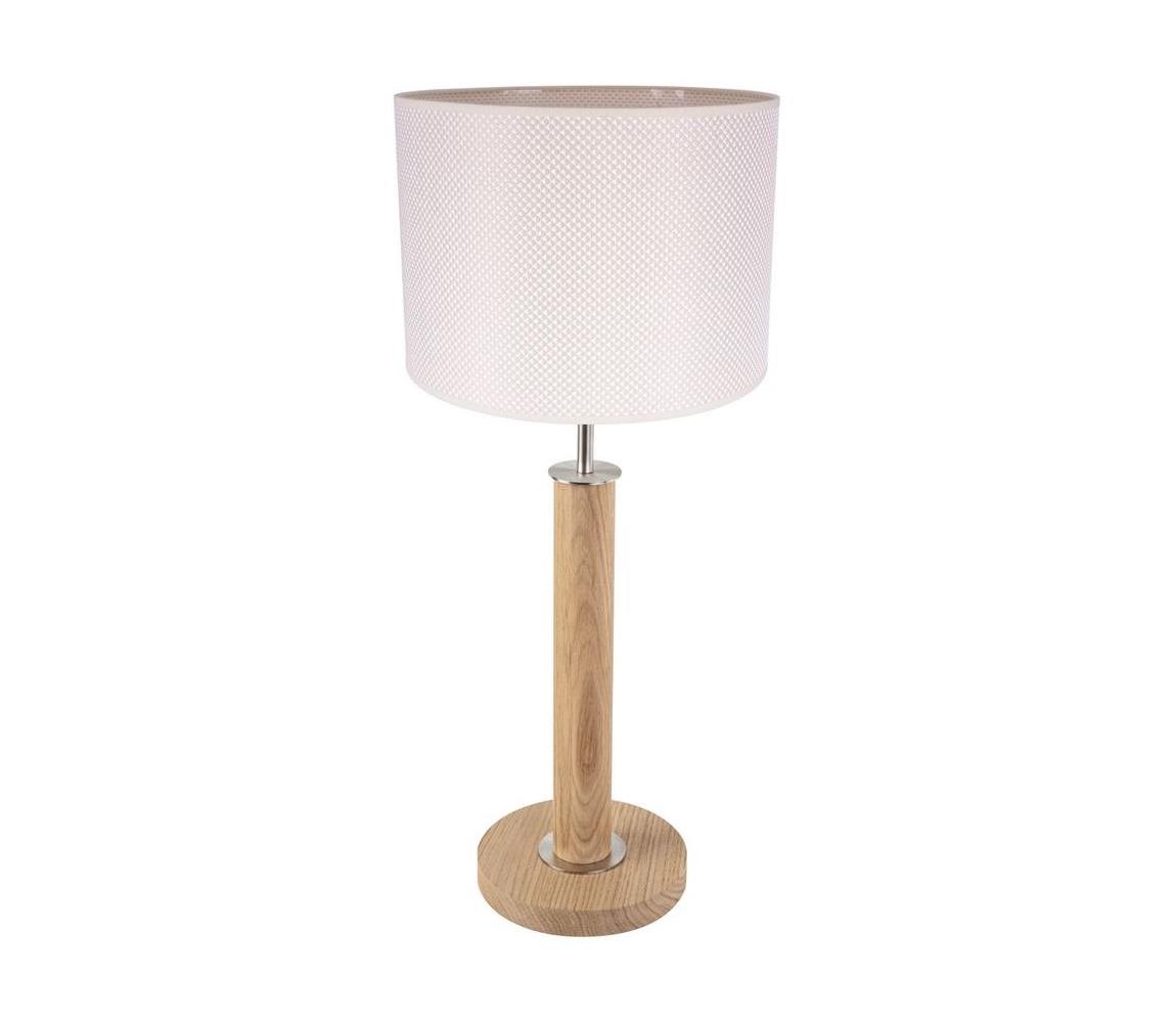 Spot-Light 7017400611548 - Lampa stołowa BENITA 1xE27/60W/230V dąb