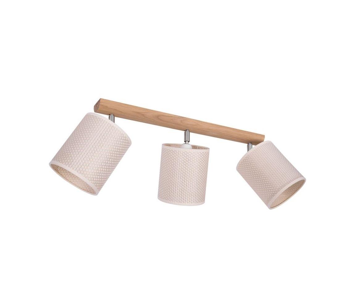Spot-Light 2037400511527 - Oświetlenie punktowe BENITA 3xE27/25W/230V dąb