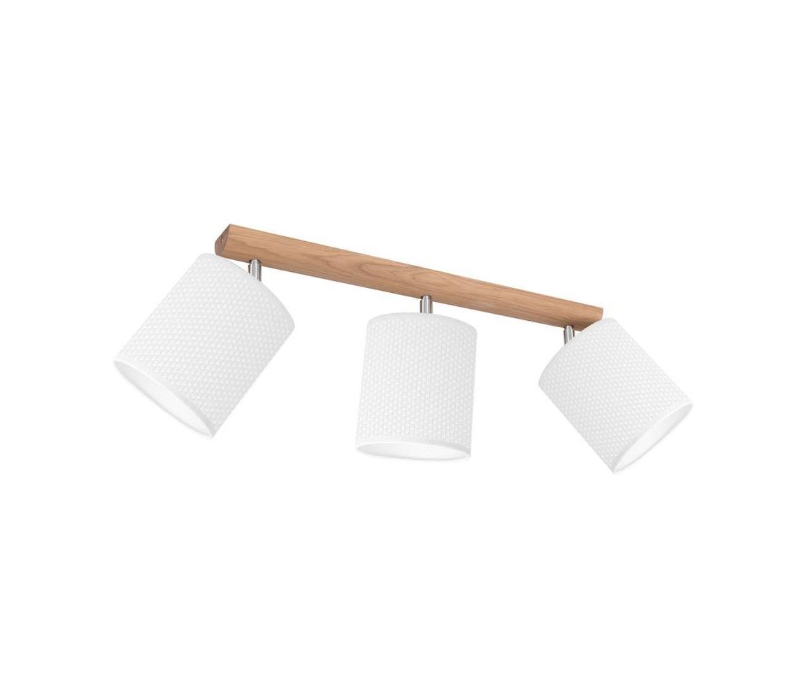 Spot-Light 2037400511549 - Oświetlenie punktowe BENITA 3xE27/25W/230V dąb