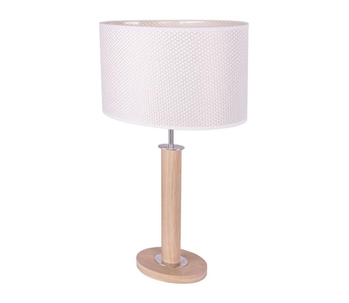 Spot-Light 7017400211524 - Lampa stołowa MERCEDES 1xE27/40W/230V dąb