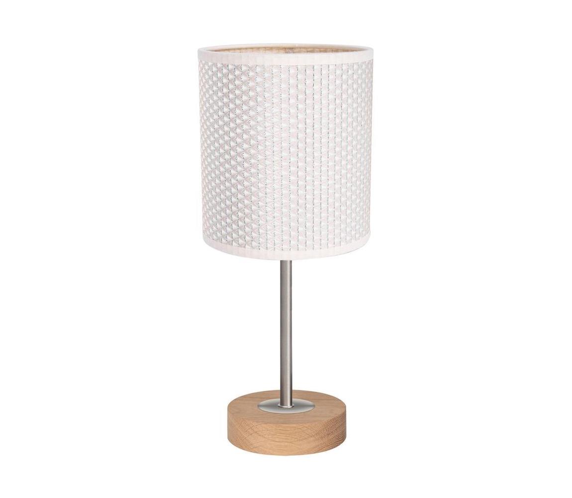 Spot-Light 7017400911527 - Lampa stołowa BENITA 1xE27/60W/230V dąb