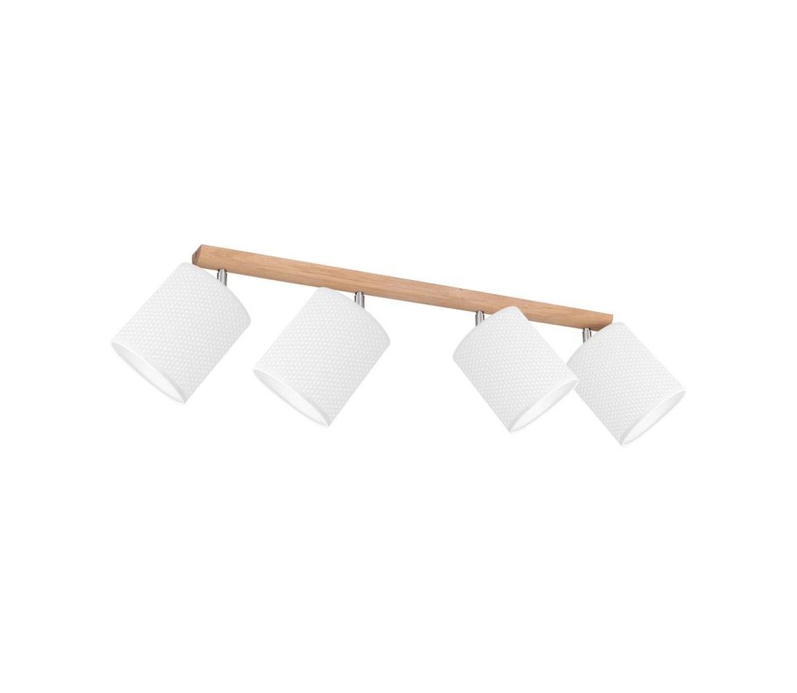 Spot-Light 2047400611549 - Oświetlenie punktowe BENITA 4xE27/25W/230V dąb