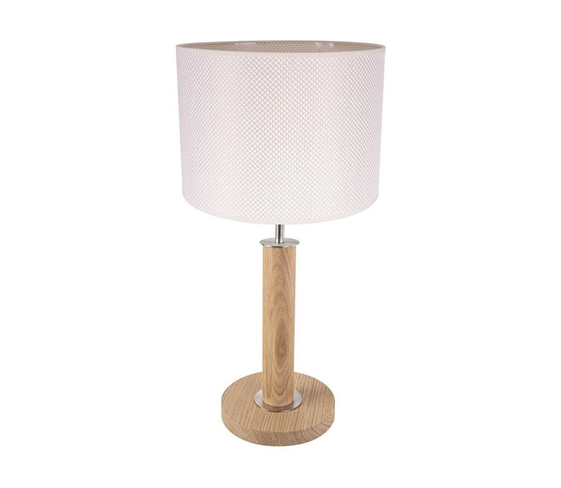 Spot-Light 7017400511528 - Lampa stołowa BENITA 1xE27/60W/230V dąb
