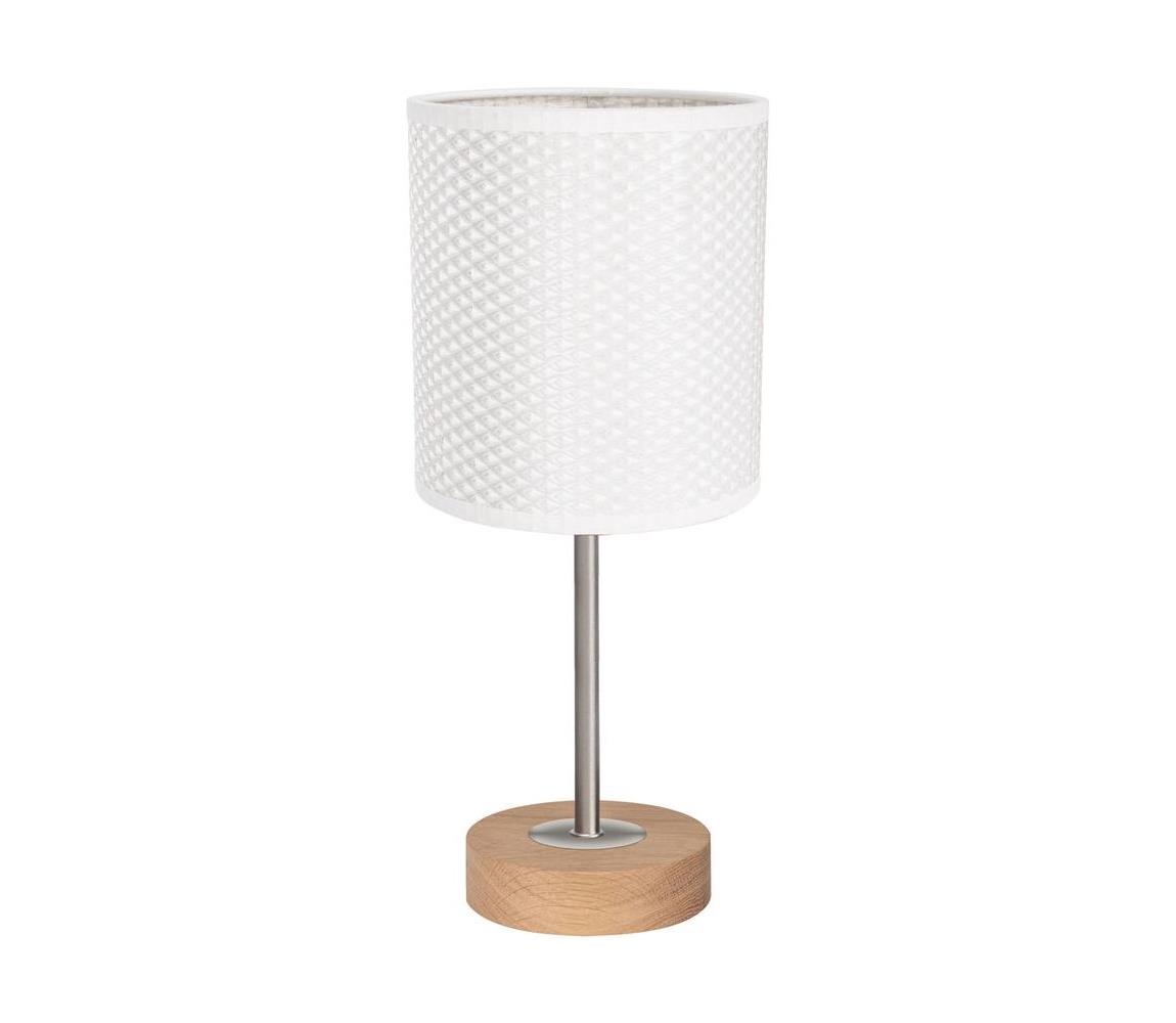 Spot-Light 7017400911549 - Lampa stołowa BENITA 1xE27/60W/230V dąb