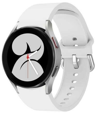 Bizon Pasek Strap Watch Silicone do Galaxy Watch 20 mm, biały