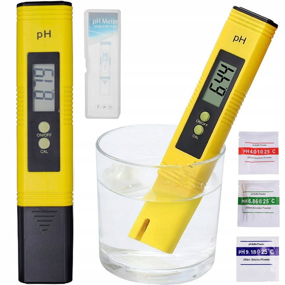 Elektroniczny Miernik Ph Tester Wody Kalibracja