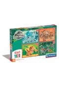 puzzle 4w1. super color. jurrasic world