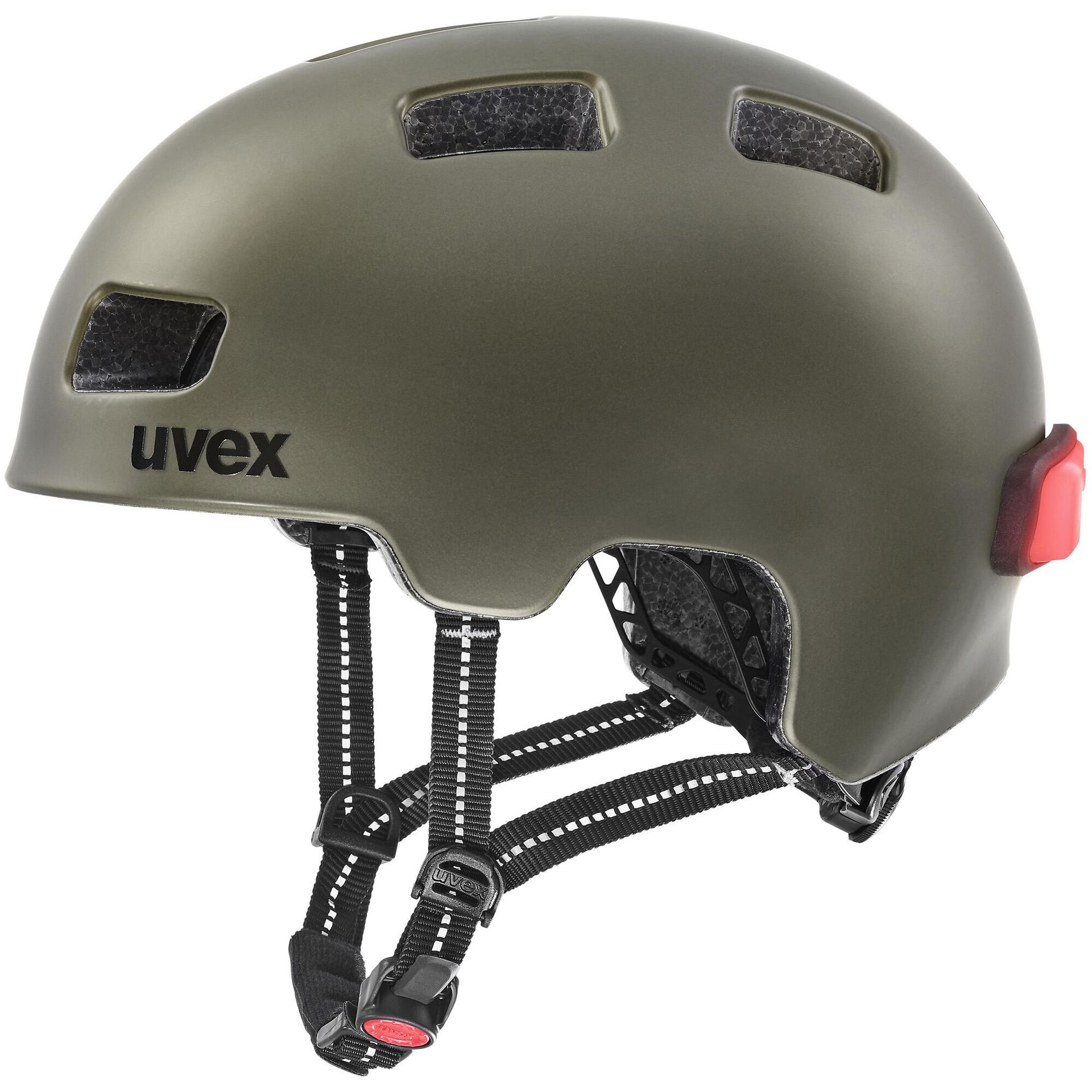 Kask rowerowy miejski Uvex city 4 zielony matowy