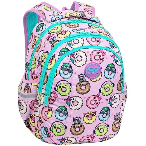 Coolpack Joy S Plecak szkolny Unisex - Dla dzieci i młodzieży, Happy Donuts, 39 x 28 x 17 cm, designerski