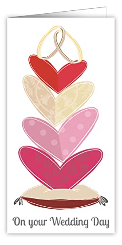 Quire kolorowa kartka paradowa obrączki ślubne