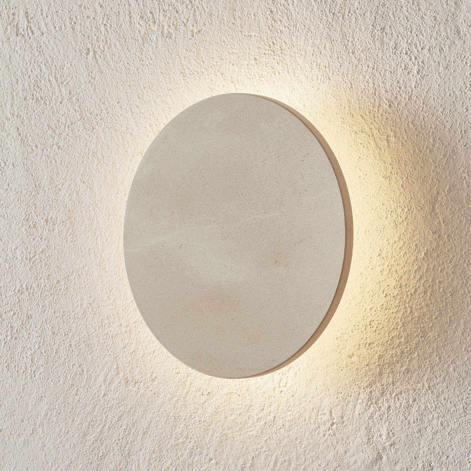 Flos Architectural Kinkiet zewnętrzny LED Camouflage, kremowy / amber, aluminium, nowoczesny