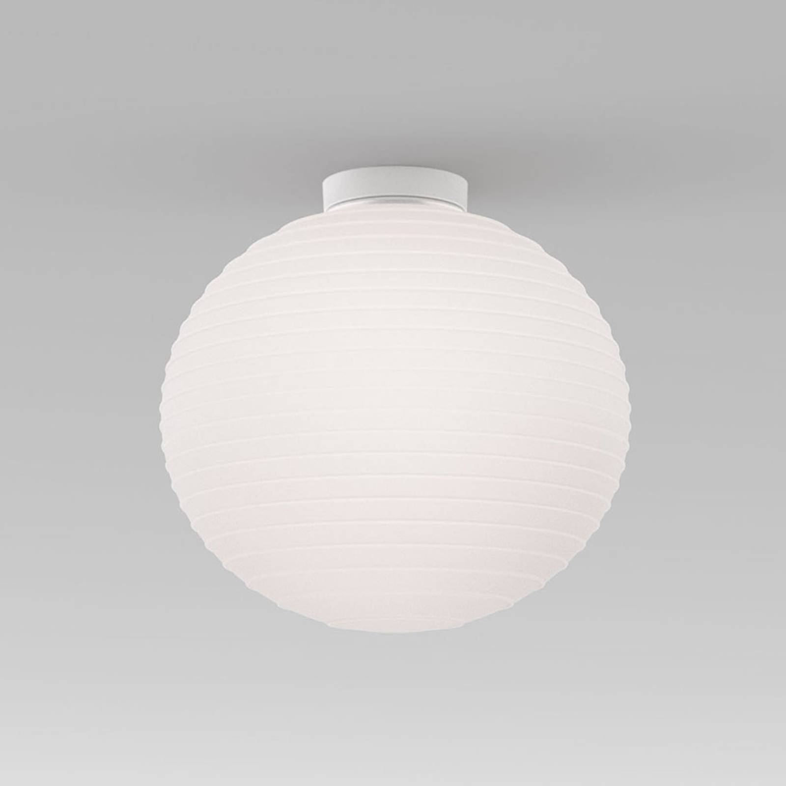 Rotaliana Lampa sufitowa designerska Flow Glass, możliwość ściemniania, biały / opal, salon / jadalnia, szkło, design