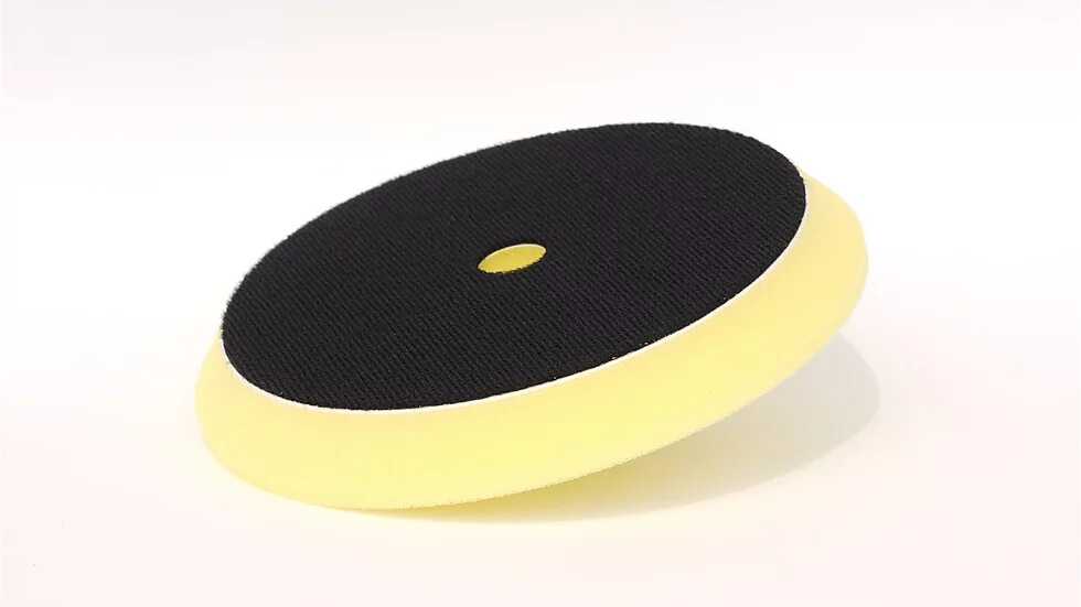 Evoxa Sleeker Hi-Flat Yellow Polish Pad/One Step  średniej twardości pad polerski do maszyn DA 130/150mm