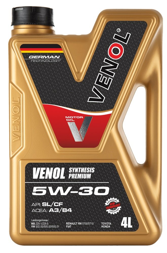 Venol Synthesis Premium SL CF 5W30 4L