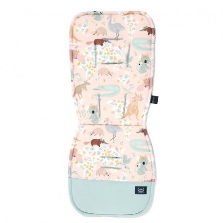 La Millou Wkładka do wózka Thick Stroller Pad Dundee & Friends Pink Velvet Smoke Mint