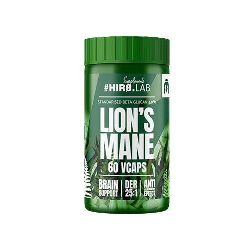 Фото - Вітаміни й мінерали Hiro.Lab Lion's Mane Extract 25:1 500mg - 60vcaps 