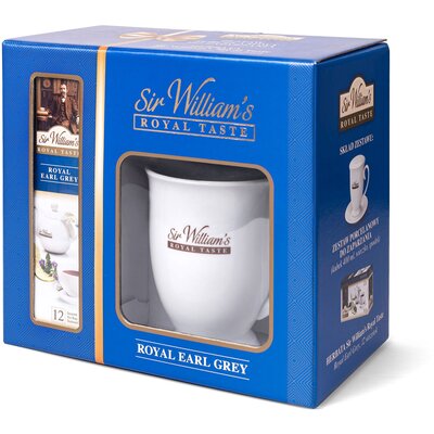 Sir Williams Zestaw prezentowy Royal, kubek + 12 herbat Earl Grey 36 g
