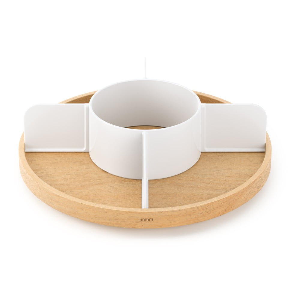 Naturalny drewniany organizer łazienkowy Bellwood – Umbra